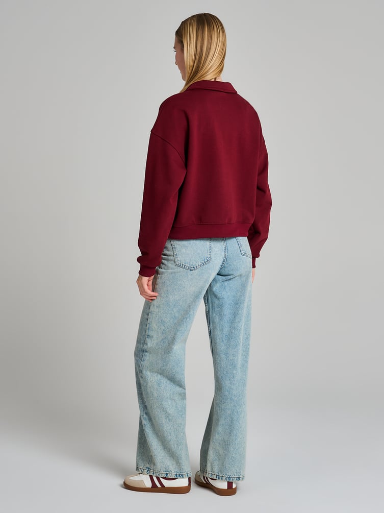 Толстовка поло оверсайз