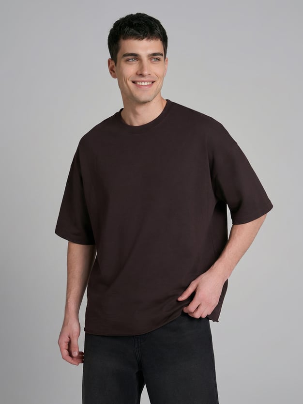 Футболка из хлопка с вареным эффектом