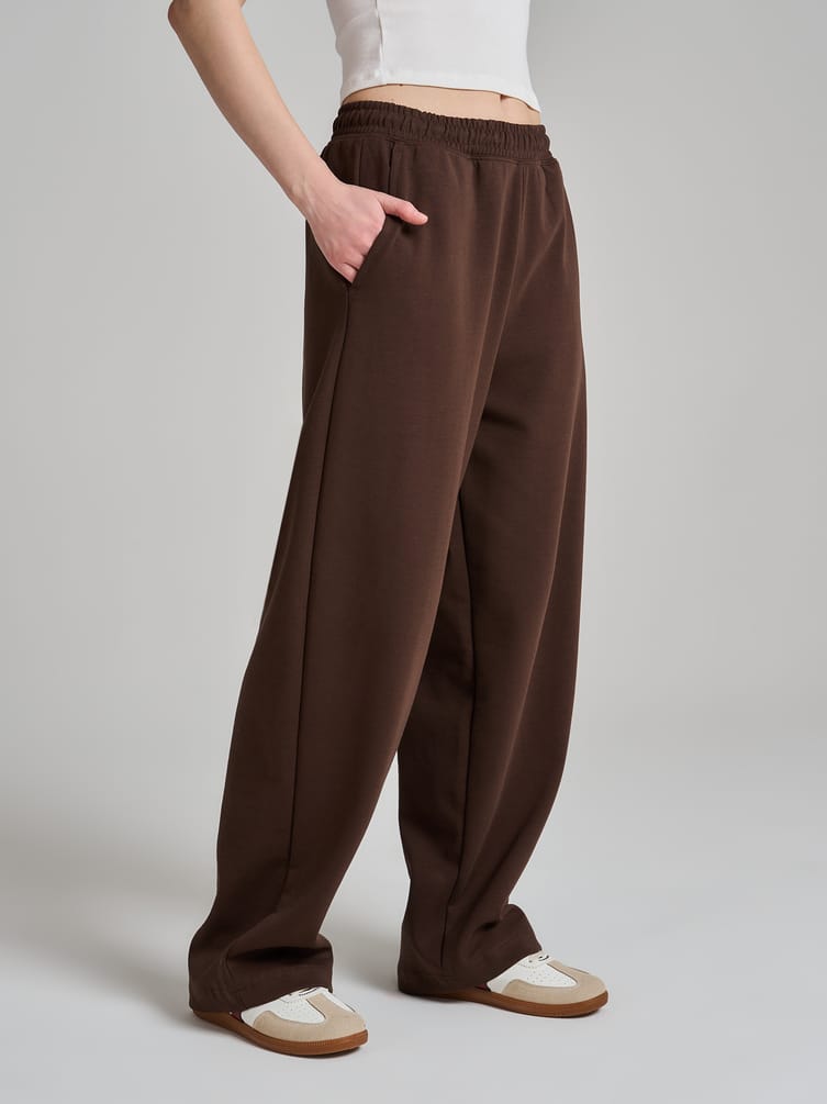 Брюки спортивные широкие