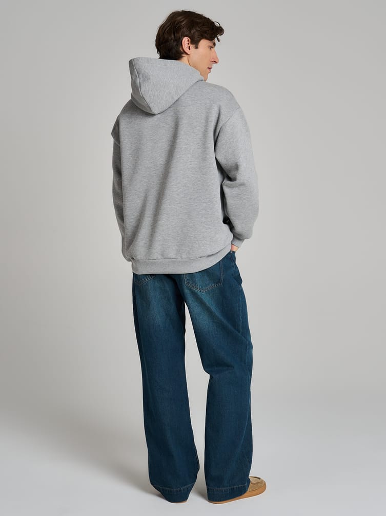 Утепленное худи с начесом