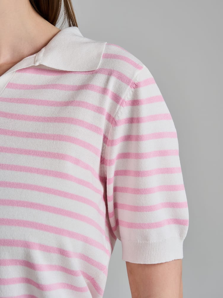 Джемпер трикотажный в полоску