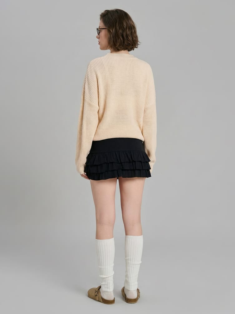 Юбка-шорты с воланами