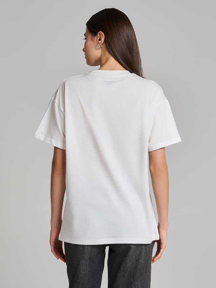 Футболка из хлопка с принтом картины