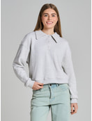 Толстовка поло оверсайз