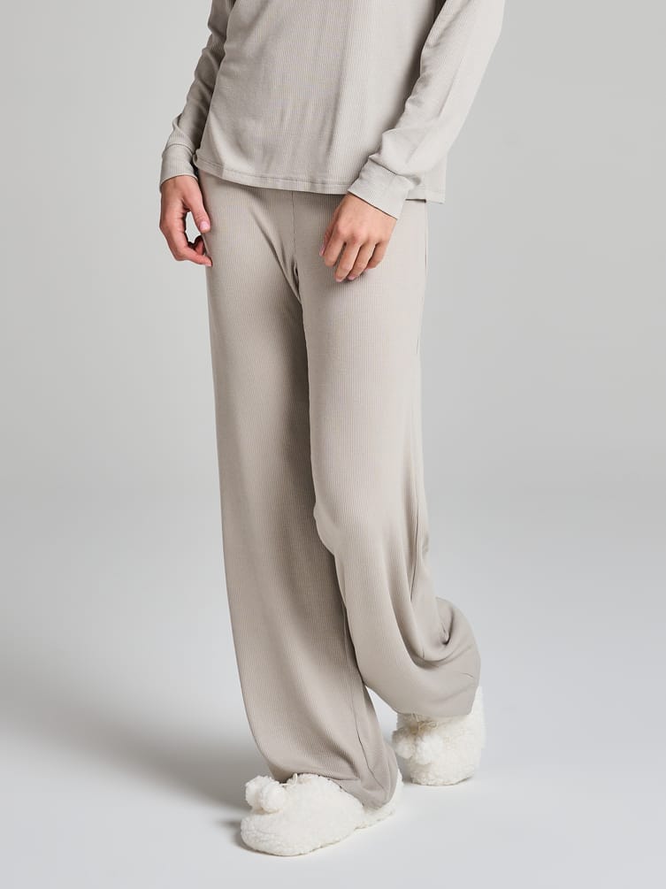 Домашние брюки в рубчик