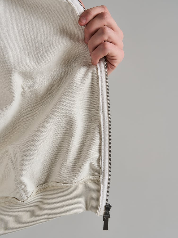 Зип худи с принтом льва на спине