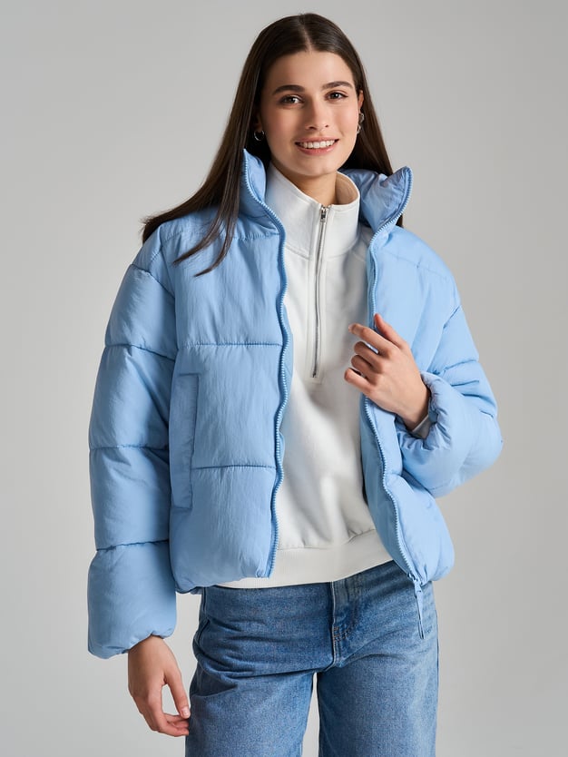 Куртка зефирка без капюшона