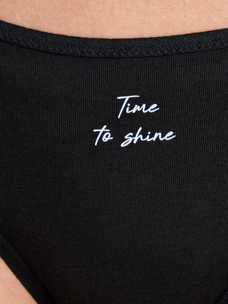 Трусы-слипы - 7 шт. с надписями