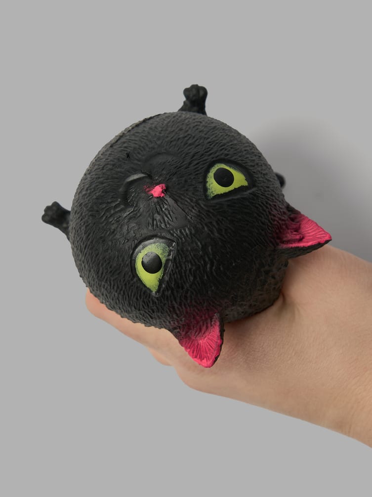 Черный кот игрушка антистресс