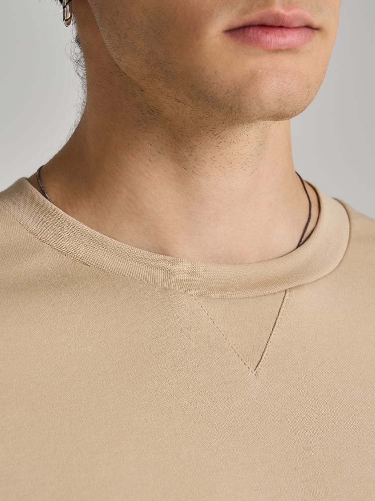 Футболка плотная однотонная