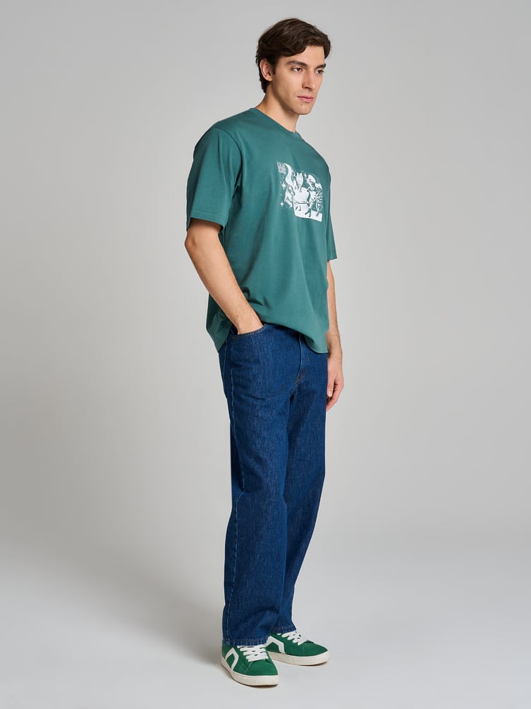 Футболка хлопок с новогодним принтом