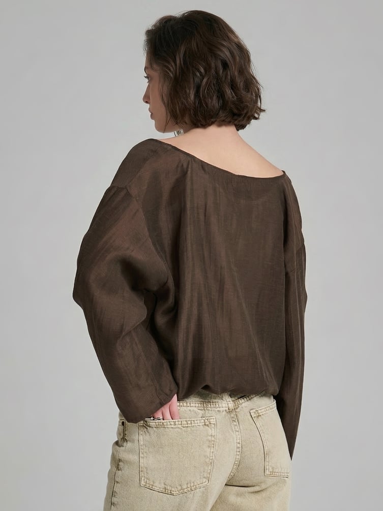 Блузка многослойная с топом