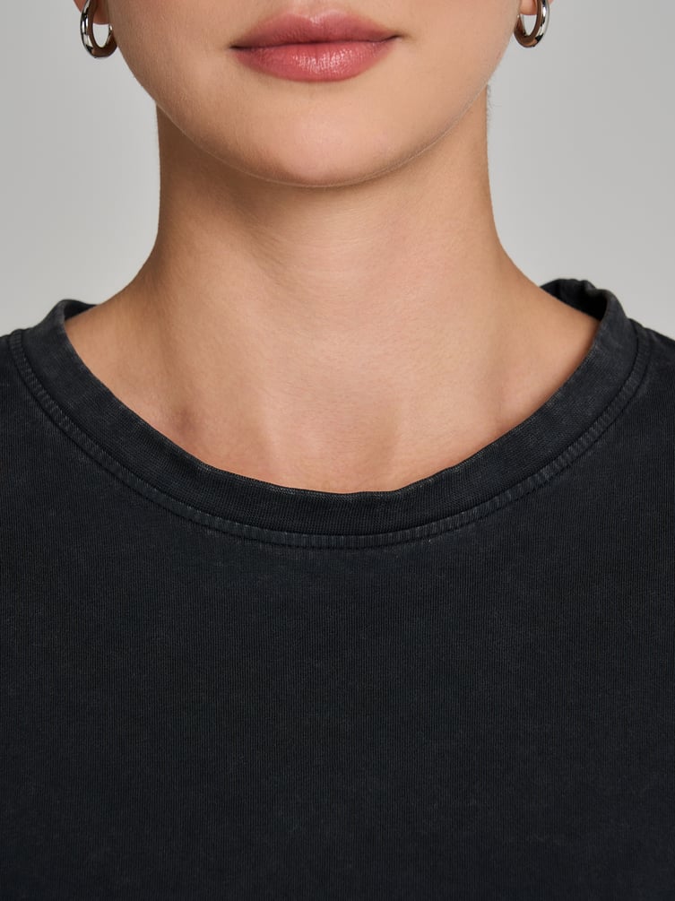 Футболка гранж с вареным эффектом