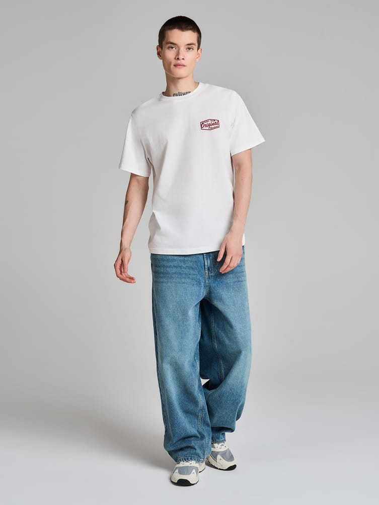 Хлопковая футболка с коротким рукавом