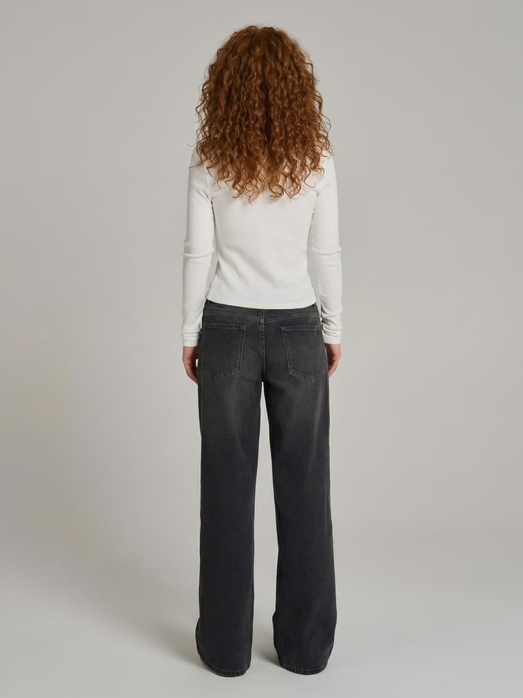 Джинсы бойфренды широкие