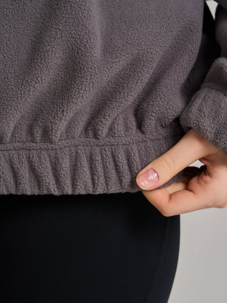 Свитшот флисовый с высоким горлом