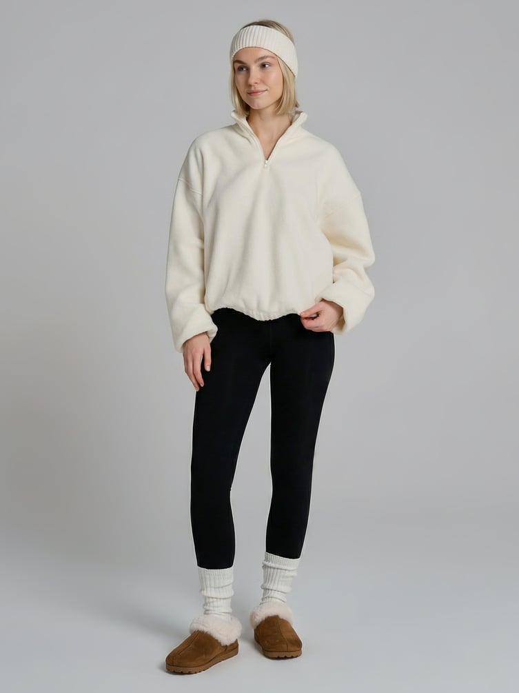 Свитшот флисовый с высоким горлом