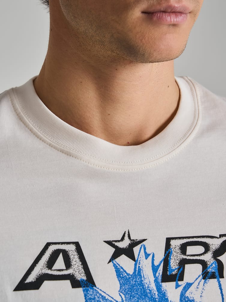 Лонгслив хлопковый с принтом