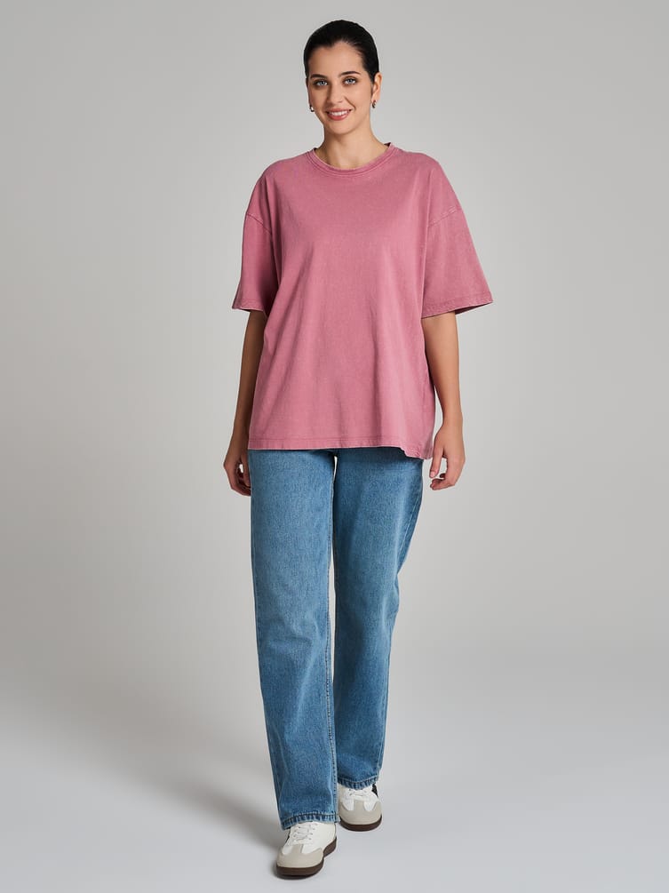 Футболка гранж с вареным эффектом