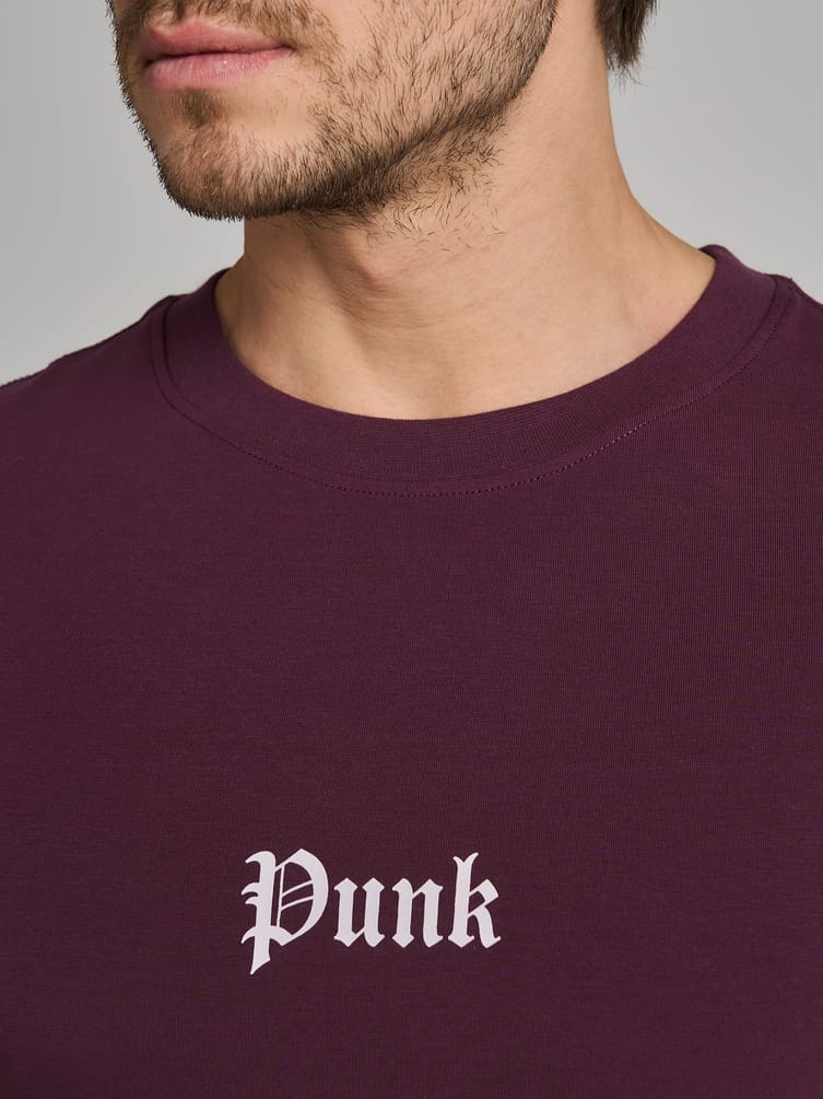 Футболка с надписью Punk