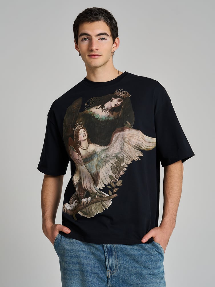 Футболка с принтом картин Третьяковской галереи