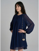 Платье мини шифоновое