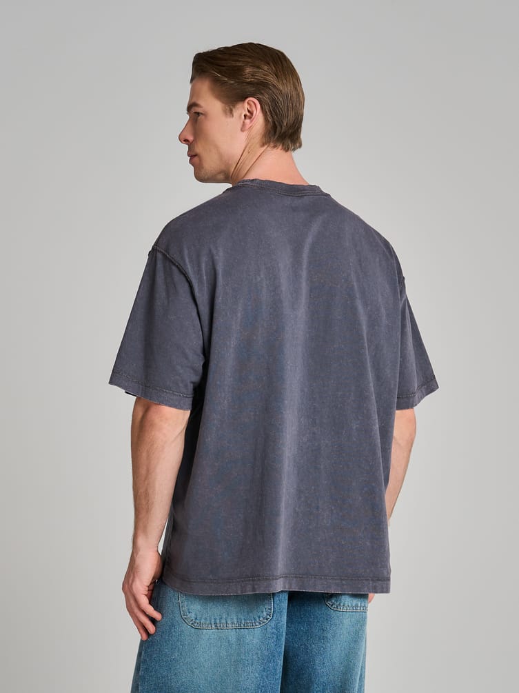 Футболка с вареным эффектом