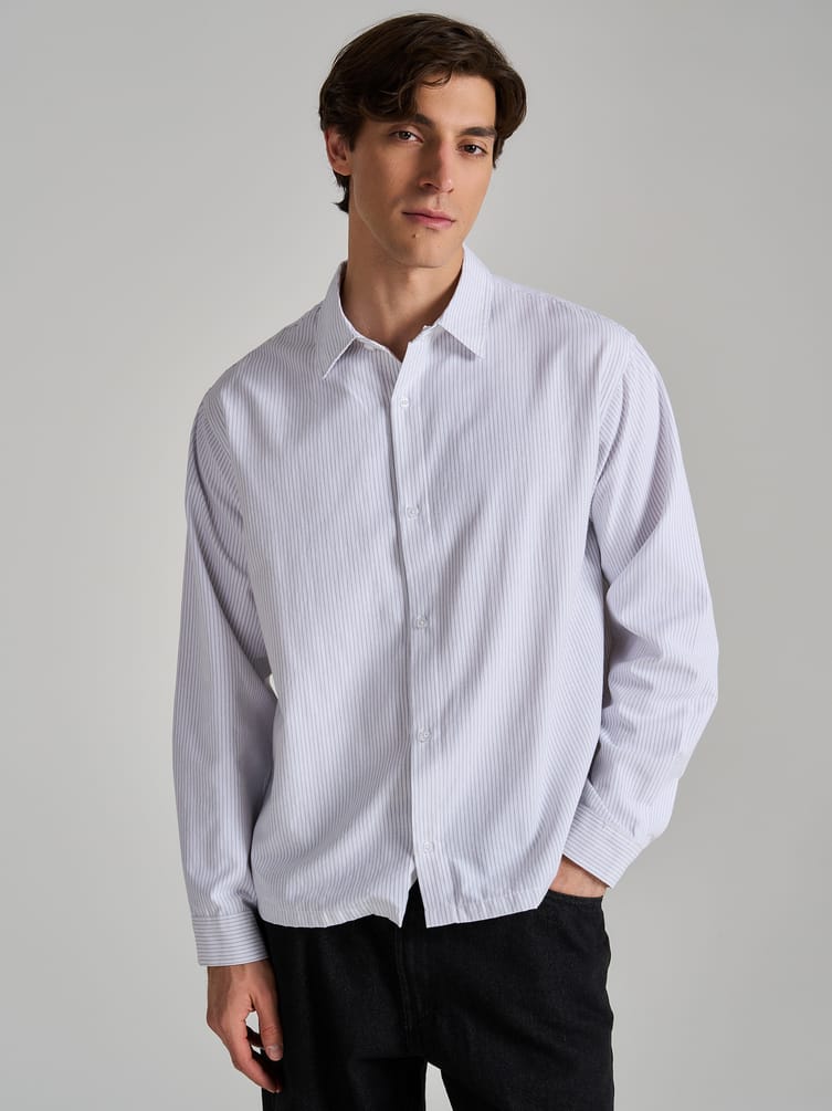 Классическая рубашка в полоску