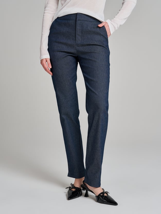 Зауженные классические брюки