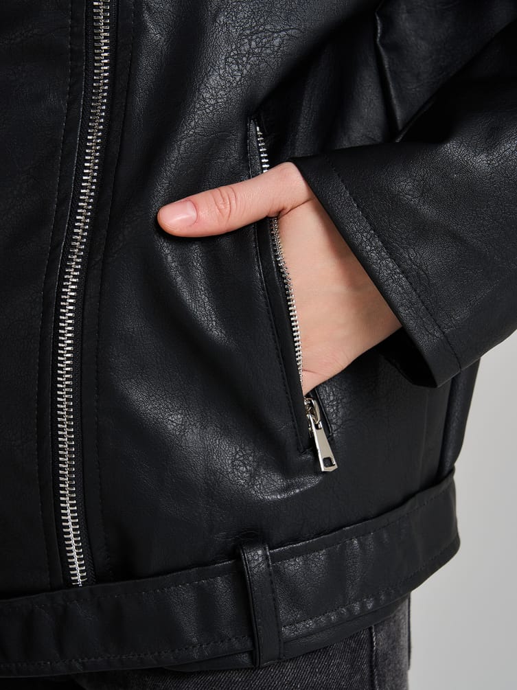 Куртка коcуха из эко кожи