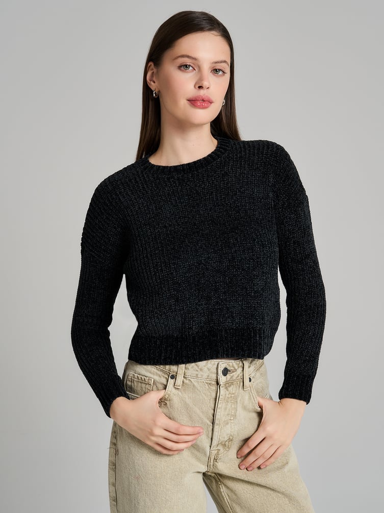 Джемпер трикотажный вязаный