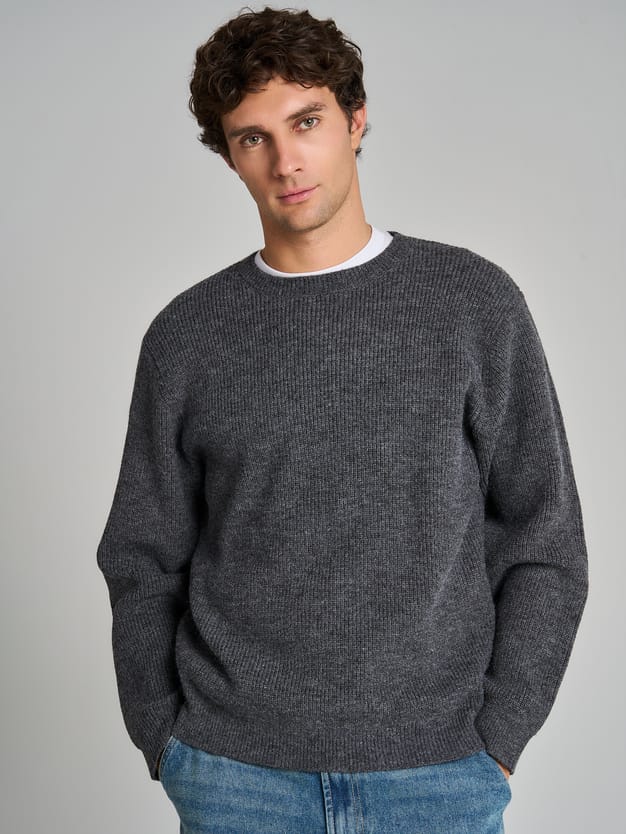 Джемпер вязаный теплый