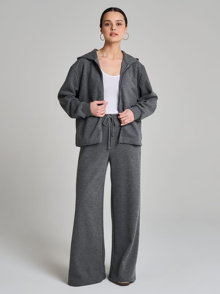 Толстовка с капюшоном трикотажная