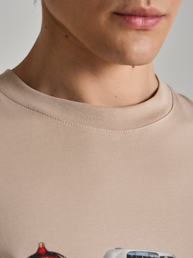 Футболка оверсайз с принтом Мосфильм