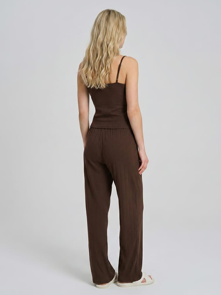 Пижама летняя с топом и штанами