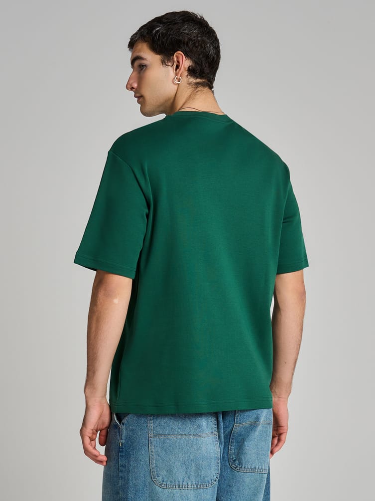 Футболка плотная однотонная