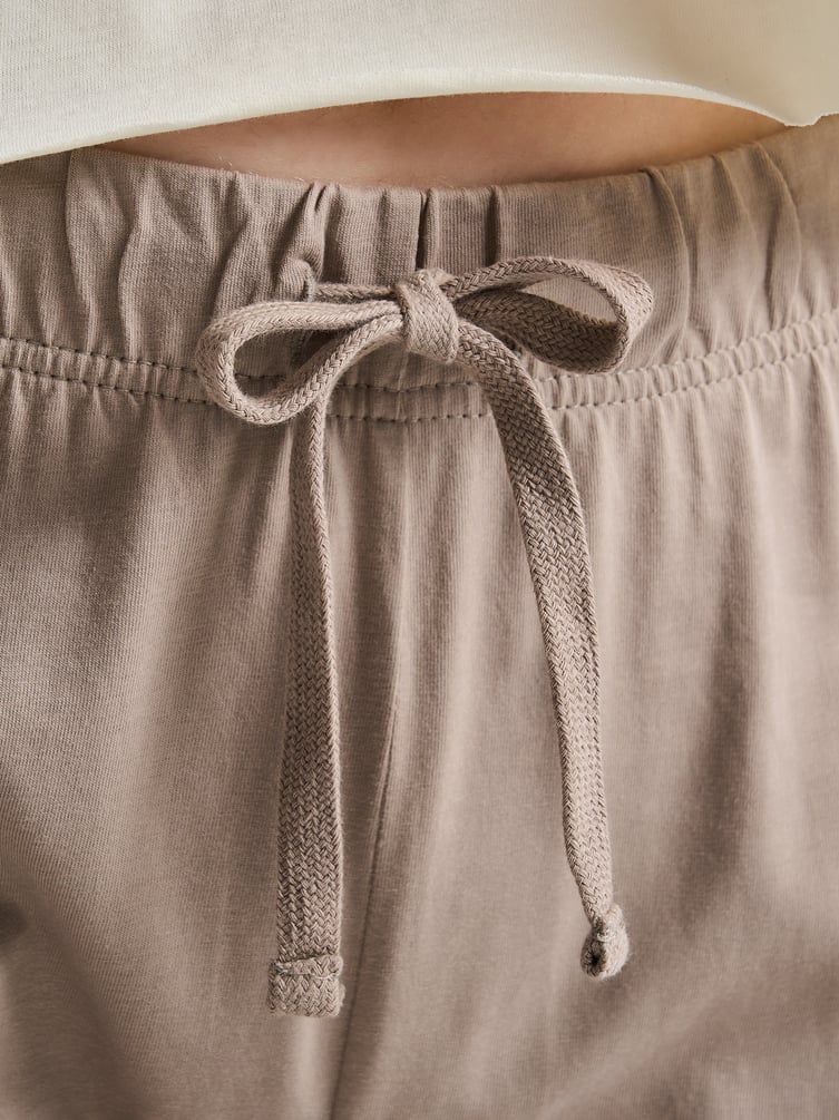 Хлопковая пижама с надписью и брюками