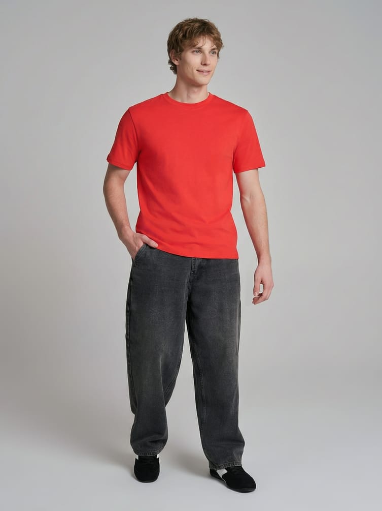 Футболка классическая из хлопка