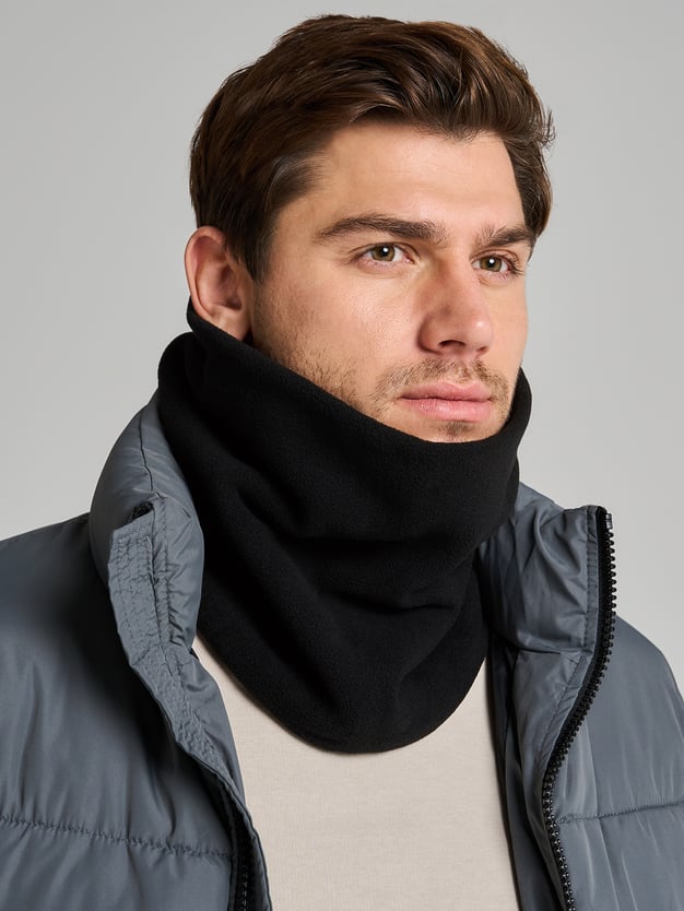 Флисовый шарф снуд