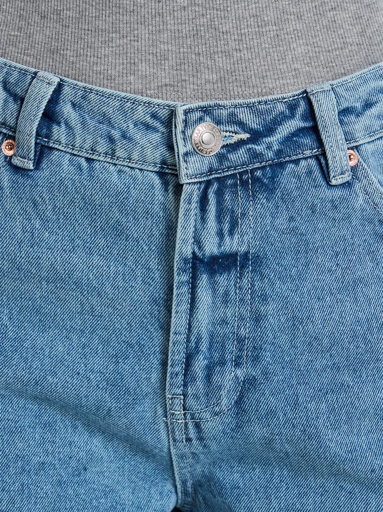 Джинсы Baggy с винтажной стиркой