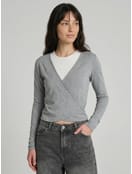 Лонгслив укороченный н азапах