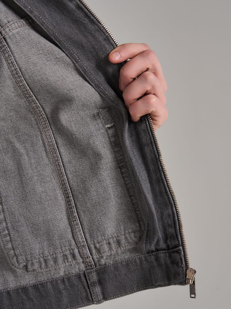 Куртка джинсовая на молнии