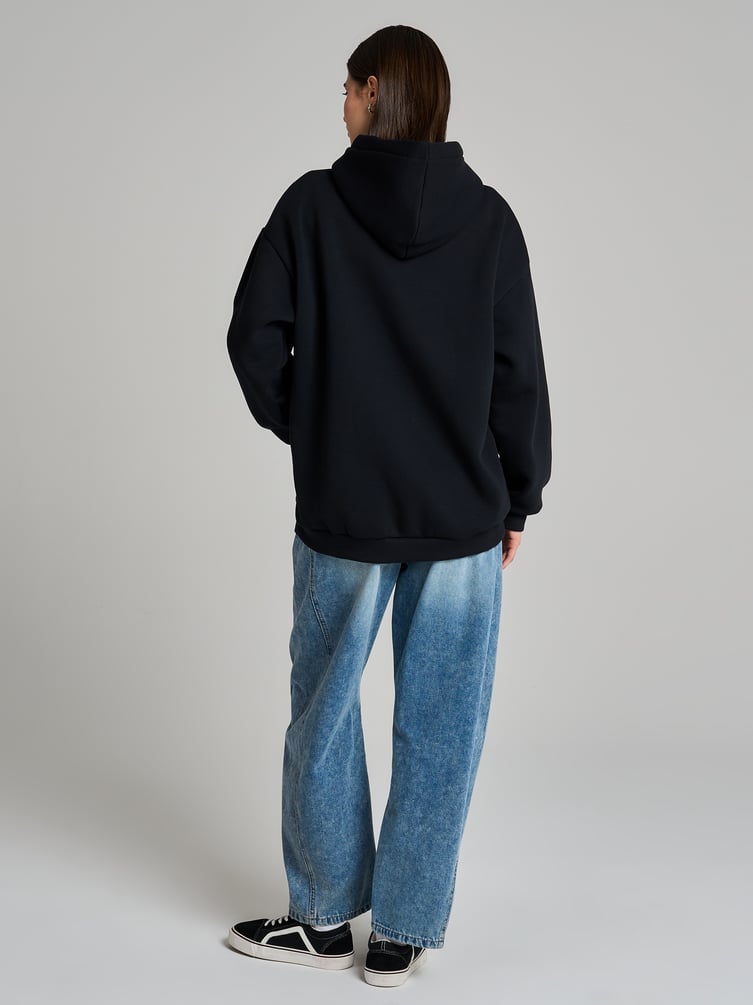 Утепленное худи с начесом