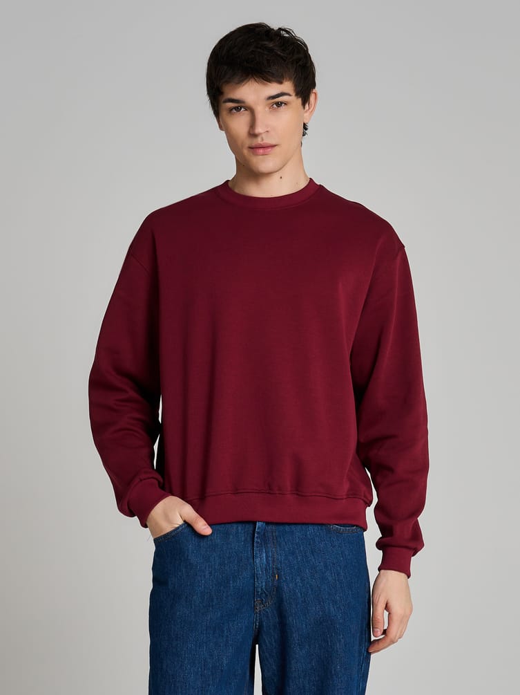 Свитшот свободный без начеса