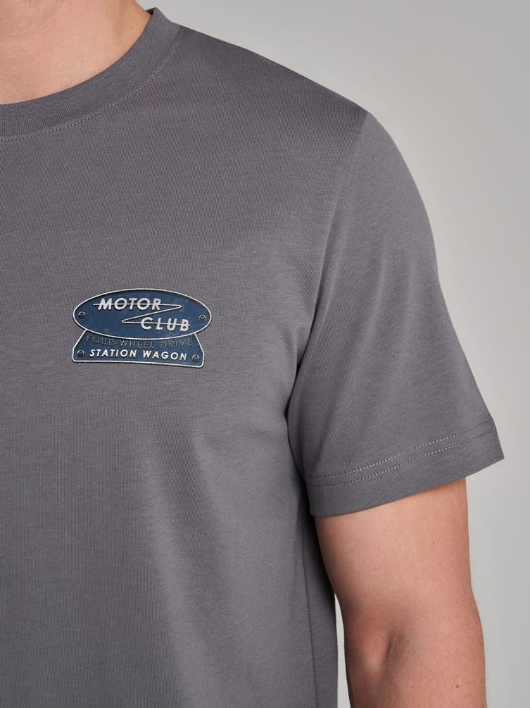 Футболка из хлопка с надписью