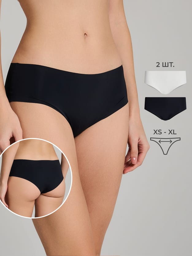 Трусы-шорты - 2 шт. бесшовные