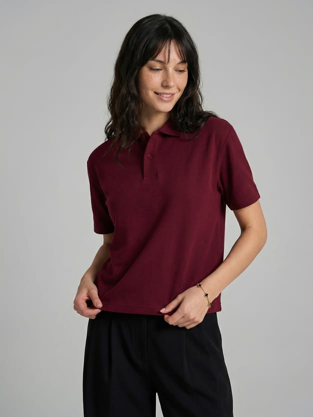 Рубашка-поло с коротким рукавом