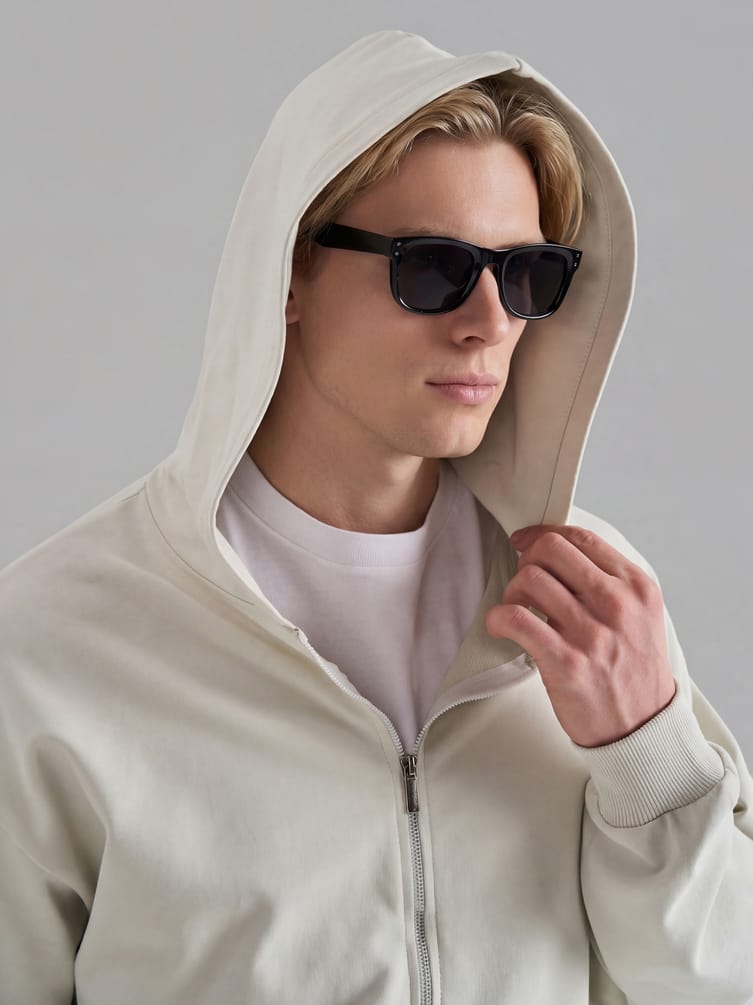 Толстовка с капюшоном без начеса