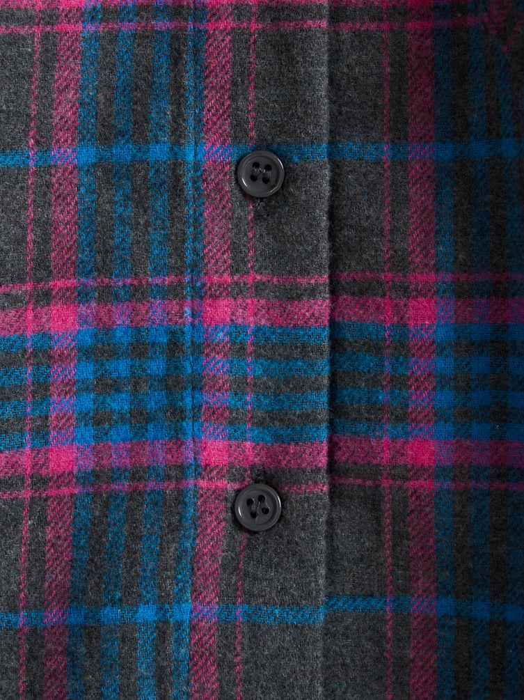 Байковая рубашка в клетку