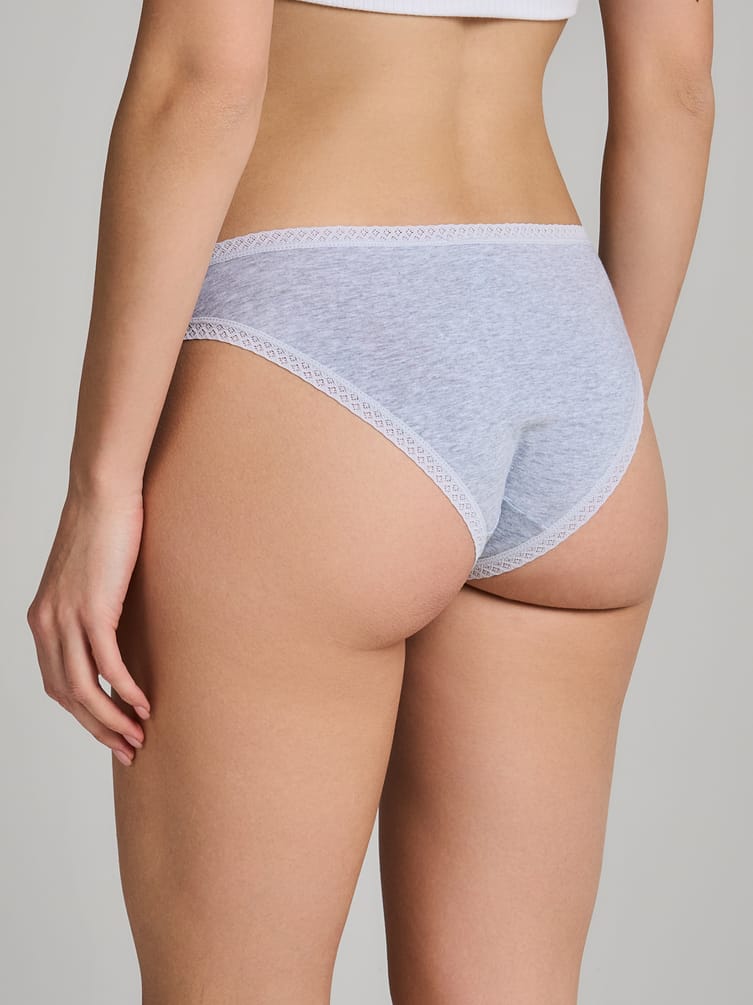 Трусы-слипы - 3 шт. в цветочек